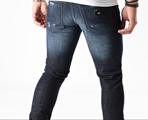 Armani Exchange Men's J14-Skinny Fit Denim3
