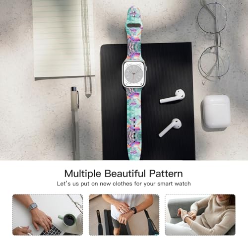 Correa deportiva para iWatch 38-44mm silicona ajustable miniatura 6