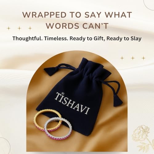 Stackable Eternity Ring for Women |Gold Plated – Ruby, Blue Sapphire, Simulated Diamond, Pink Sapphire, Emerald| Wedding Band |hypoallergenic Rings| Labradorite Ring | Birthstone Gift Jewelry for Her4