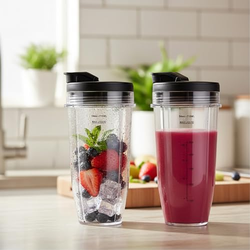 2 Pack Copas de Licuadora para Ninja 24oz miniatura 6