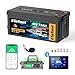 72AH 48V Lithium Battery,Golf Cart Lithium Battery 48V kit,Peak Current 800A,Built-in Bluetooth and 200A BMS,with LCD Touch Monitor and 18A Charger,Up to 8000+ Deep Cycle,Perfect for 48V Golf Carts