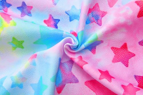 Image of Girls' Sparkle One-Piece Swimsuit 4-12Y Adjustable Crossback Straps Shimmer Bathing Suit for Beach Pool