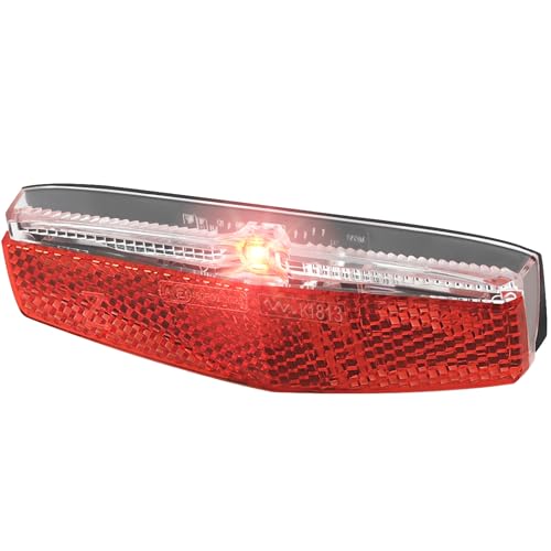 ADDVIEW Fahrrad Dynamo LED Rücklicht Wing M - Rückleuchte für Fahrrad, LED-beleuchtet, StVZO-zugelassen, Robustes ABS-Gehäuse, Reflektor