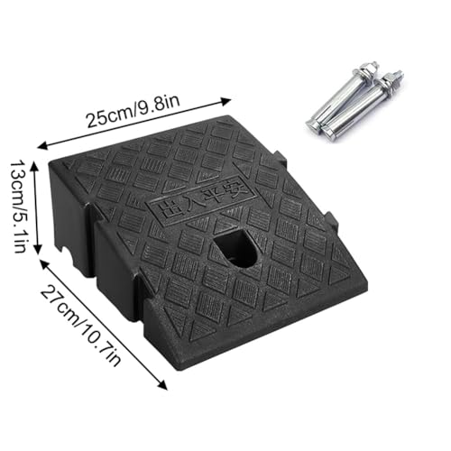 Rampa de bordillo plástica portátil para vehículos miniatura 2