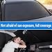 LUKBUT Fit for Toyota Hilux VIII Pickup Revo 2015-2023, Sunshade for Car Windshield, Foldable Sun Shield for Car Windshield, Keeps Vehicle Cool