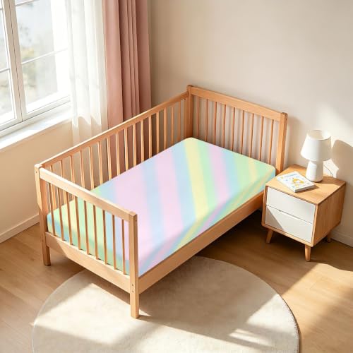 Drap-housse imperméable bébé protège-matelas arc-en-ciel - 7