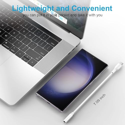 Image of USB Type C to 3.5mm Headphone Headset Jack Audio Connector Compatible for Samsung, OnePlus, Xiaomi, Realme, Zebronics, Vivo & iQoo (White)