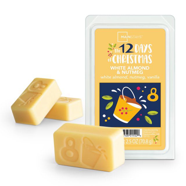 Amazon.com: Mainstays 12 Days of Christmas Scented Wax Cubes 2.5oz