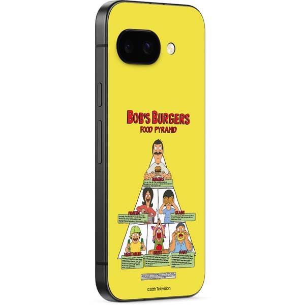 Skinit Decal Phone Skin Compatible with Google Pixel 9a - Officially Licensed Bobs Burgers Food Pyramid Design