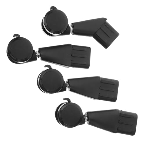 ARTIBETTER 4 Pièces Roues de Remplacement Silencieuses pour Chaise de Bureau Roulettes Pivotantes Résistantes et Stables pour Sols Durs et Tapis Mobilité et Silencieuse pour Bureau