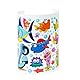 Ambiance Sticker Leuchtender Wandaufkleber für Decke, Kinder, fluoreszierend, Meeresfische und Hai – 95 x 60 cm