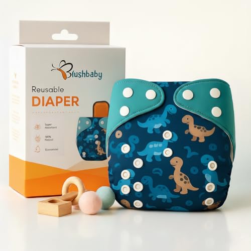 Image of Blushbaby Leakage Proof cloth diapers for babies 0 to 3 years combo high absorbent reusable diaper with insert pack (5-18kg) washable diaper (DDRB 4)