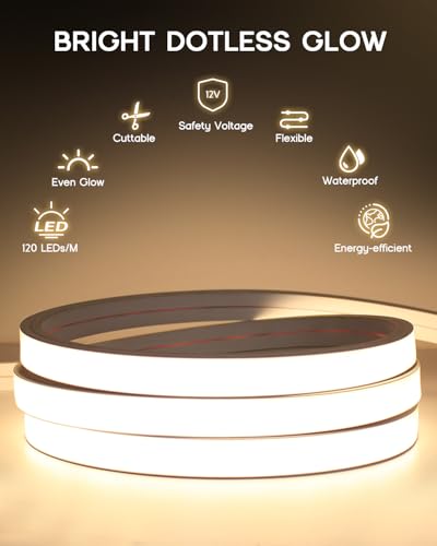 Tira LED Flexible 9.8ft 6000K Blanco Día IP65 miniatura 2