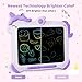 Kikapabi LCD Writing Tablet for Kids, Unicorn Toys Gifts for 3 4 5 6 7 Year Old Girls, Colorful Drawing Doodle Board, Toddler Educational Travel Toys Christmas Birthday Purple