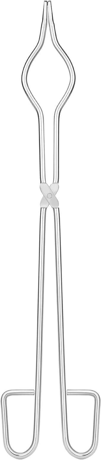 stonylab Crucible Tongs, 40 cm/16 Inch Stainless Steel Laboratory Tongs for Securely Gripping - Perfect for handling hot crucibles, beakers, and Other labware Safely