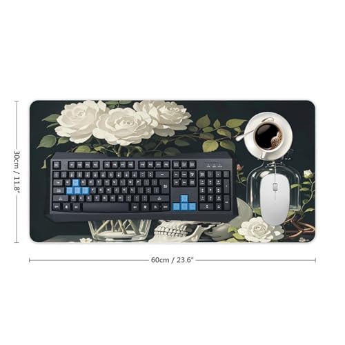 Desk Pad Protector 24x12 Inch Extended Mouse Mat miniatura 2