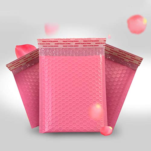 NUOBESTY 50 Pcs Poly Bubble Mailers Envelope Acolchoado Bolha Fora Sacos Bolsas Acolchoadas para Env