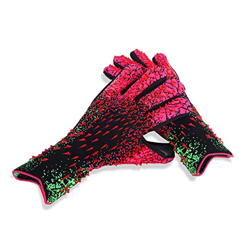 Guantes de Portero niño, Guantes Portero Futbol niño, Guantes Protección Manos para Niños, Protección para Tus Muñecas, Palmas Y Dedosrojo (Rojo Talla 7)