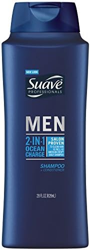 Suave Professionals mens shampoo & conditioner 2 in 1 ocean charge 28oz