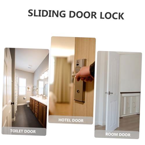 Image of DOITOOL 1set Door Hasp Latch Lock Heavy-Duty Security Bolt for Home Use Easy Installation Mounting Screws for Lockers Chests and Doors