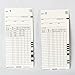 Time Cards for Amano MJR-Plus and MJR-PLUSEZ Series 50 Pack (No. 1-50)