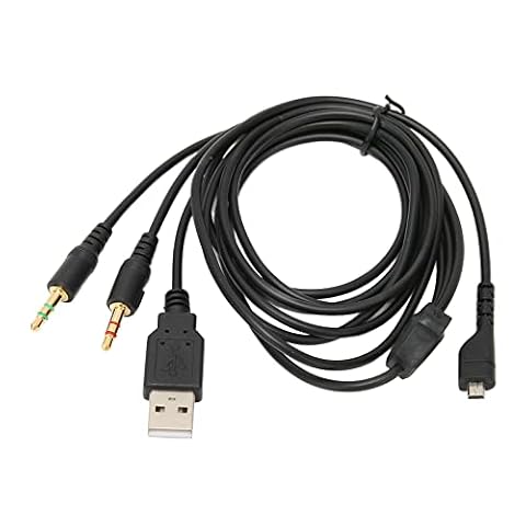 Kabel audio, kabel USB i kabel audio do słuchawek 3,5 mm Aktualizacja o niskim poziomie hałasu dla Arctis 7