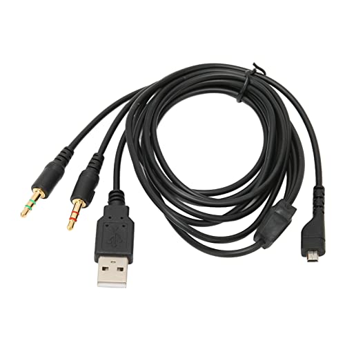 Cable de Audio de Repuesto 2m USB y Jack 3.5mm miniatura 1