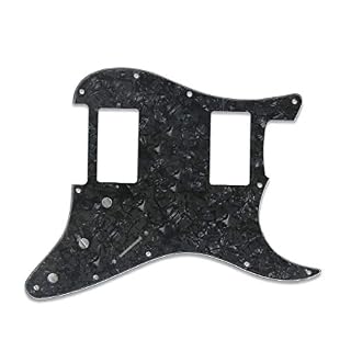 IKN 11 trous Double Humbucker Cut Pickguard HH Strat Guard avec vis de montage pour guitare Stratocaster standard… - Les Beatles, Paul McCartney, John Lennon, RIngo Starr, George Harrison IKN 11 trous Double Humbucker Cut Pickguard HH Strat Guard avec vis de montage pour guitare Stratocaster standard… – Image 5