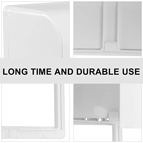 Housoutil Flip Weatherproof Cover Outlet Cover, Wall Switch Socket Face Plate Panel Box, Outlet Outdoor Receptacle Protector, White #TOP7