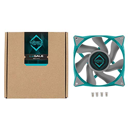 Image of Iceberg Thermal IceGALE 120mm PWM Premium Case Fan (Teal)