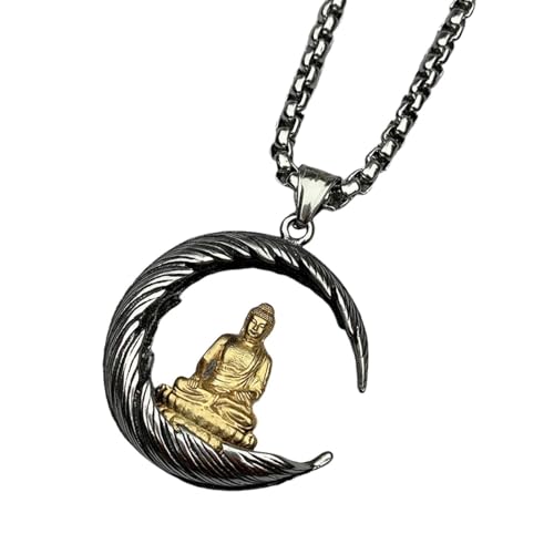 Pendentif bouddhiste homme et collier de méditation protecteur