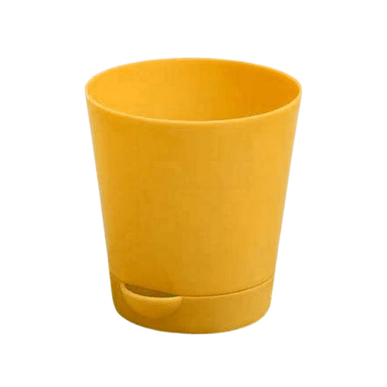 Hug A Plant | Krish 10 Self Watering Round Plastic Pot (4INCH|10CM) (Yellow) (B0C6QPD7YL) Amazon Price History, Amazon Price Tracker