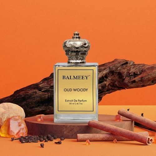 Image of Oud Woody Unisex Perfume | Long Lasting Eau De Parfum for Men & Women | Fresh Aquatic & Clean Fragrance | Premium Everyday Perfume | 50ml EDP