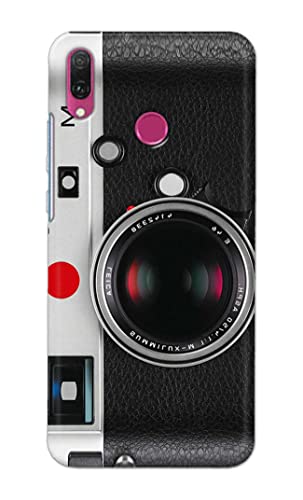 Image of Printed Hard Back Cover Case for Huawei Y6 2019 | Huawei Y6 Prime 2019 Back Cover (Vintage Camera) -1302