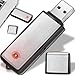 Produktbild Retoo Diktiergerät USB Digital mit 8GB, Sprachaktivierung, Aufnahmegerät für Vortrage, Vorlesung, Interview, Meeting, Mini Voice Recorder mit Voice Activated