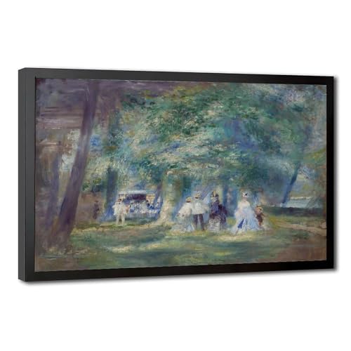 Toile Renoir Saint-cloud contre les murs vides cadre inclus 40x61cm