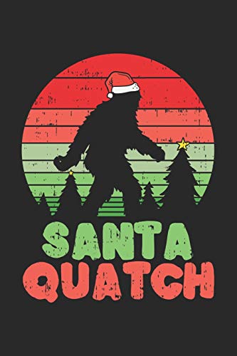 Santa Quatch: 120 Pages I 6x9 I Graph Paper 5x5