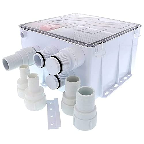 Rule Shower Drain Box w/1100 GPH Pump - 12V