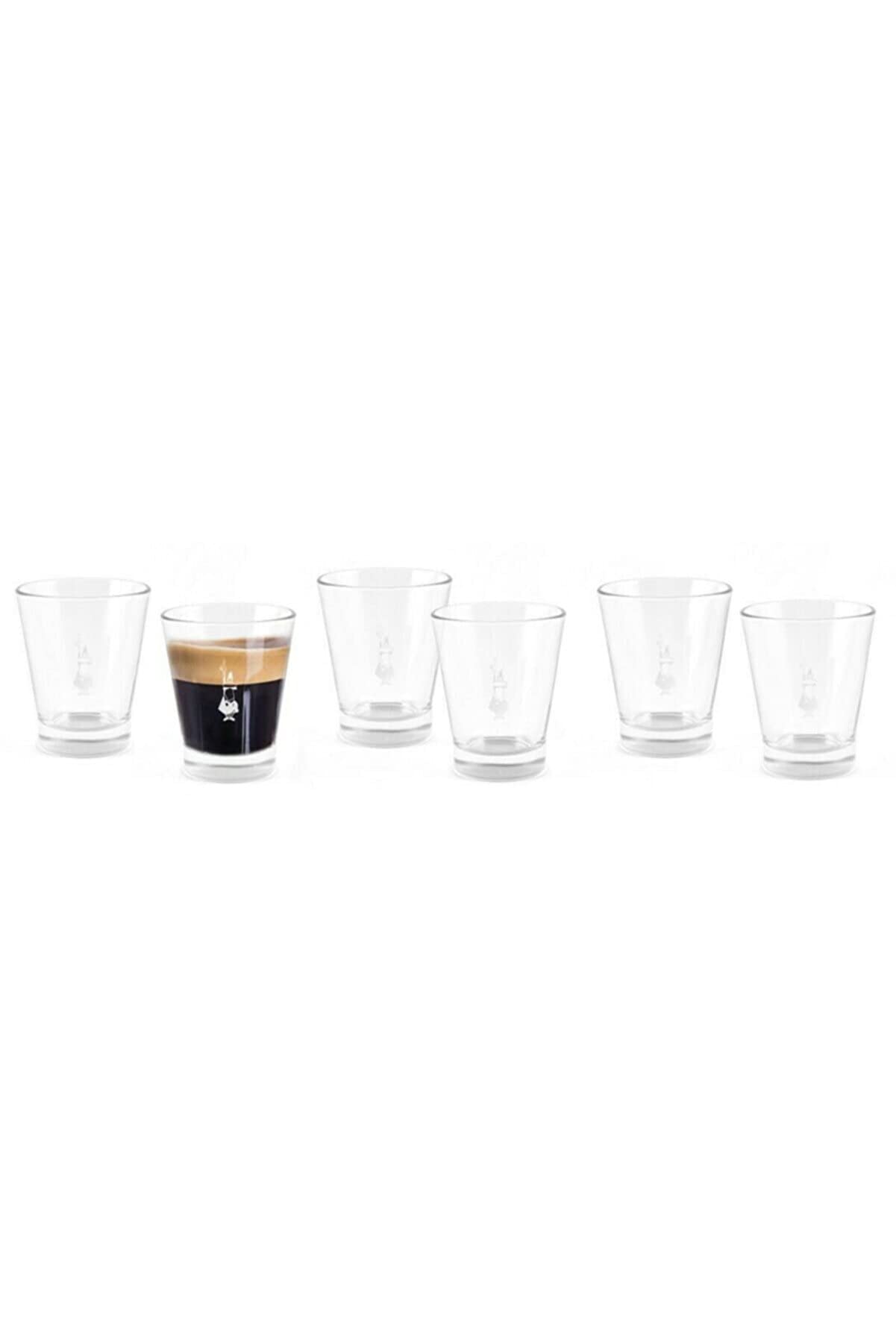 Bialetti PC and Laptop Accessories Brand Model Set 6 BICCHIERINI Glass TRASPARENT, Transparent, 1 litre