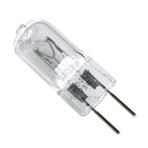 Einstelllicht für Studioblitze z.B. proxistar PS-200A, 75W u.w Cover