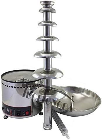 Miniatura 2 de TECHTONGDA Fuente eléctrica de fondue de chocolate, máquina de calefacción de fusión de chocolate de 7 niveles, fondue de chocolate caliente con