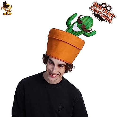 TOYANDONA Chapeau Cactus En Peluche – Déguisement Drôle Pour Adultes Et Enfants – Soirée Cosplay/Halloween