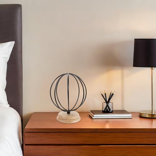 Présentoir à chapeaux en fer et bois au design authentique