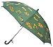 Foxfire for Kids Green Construction Equipment Umbrella