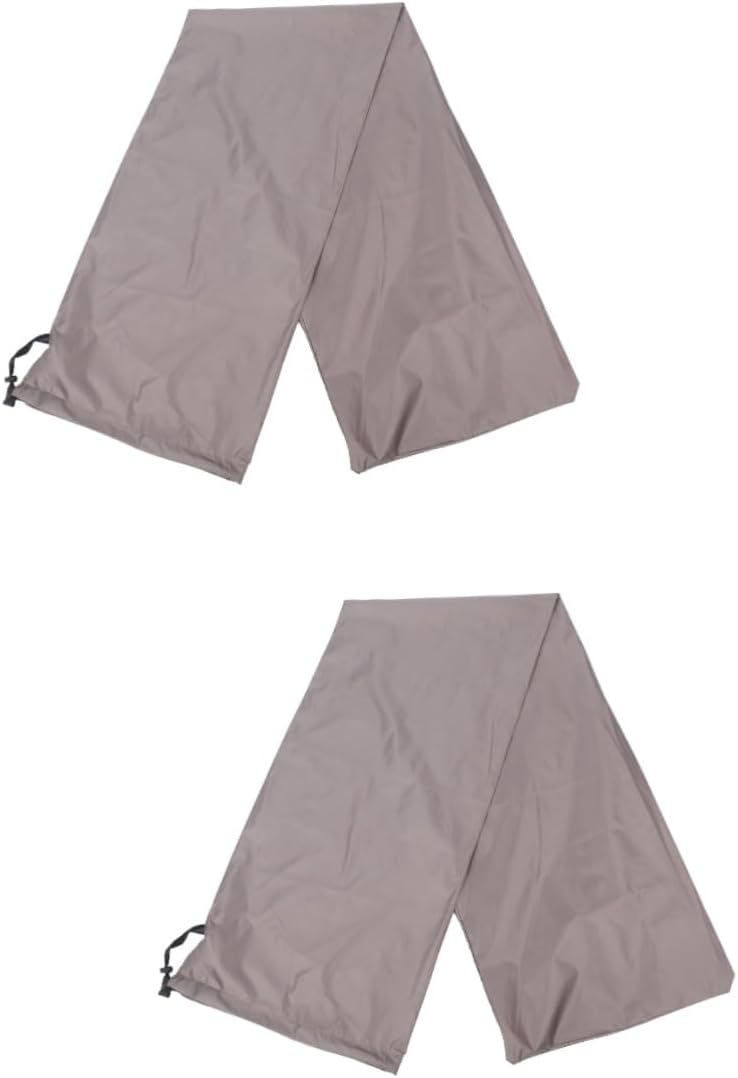 VANZACK 2pcs Outdoor Parasol Cover for Patio Umbrellas and Protective Umbrella Cover for Garden Use against Rain and Bird Droppings