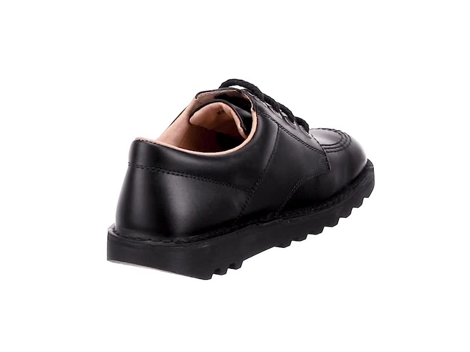 Scarpe Kickers Kick Lo Per Bambini Unisex - Pelle Patentata, Suola Gomma, Comode E Resistenti, Taglia UK 13
