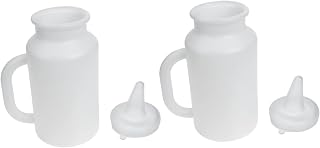 Toyvian 2pcs Calf Milk Bottle Kitten Milk Replacer Portable Pet Feeding Bottle