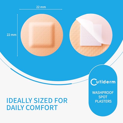Cutiderm Kleine, runde Pflaster, 22 x 22 mm, 100 Stück pro Box
