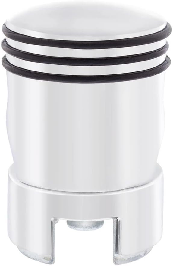 United Pacific 70613 Manual Transmission Shift Knob, Gearshift Knob, Chrome, Piston, 13/15/18, with Adapter