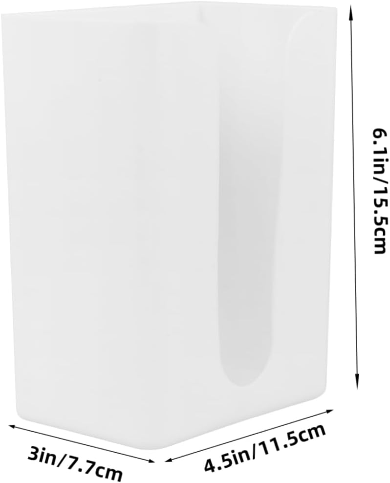 Alipis 1pc Creative Wall-Mounted Tissue Box Holder Space-Saving Napkin Container for Home Bathroom and Office Simple and Practical Design to Keep Tissues Clean and Organized image 2